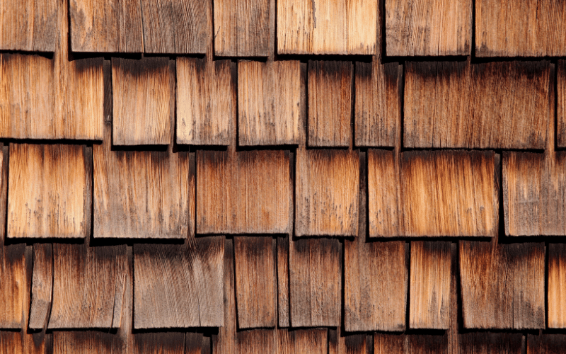 wood shingles